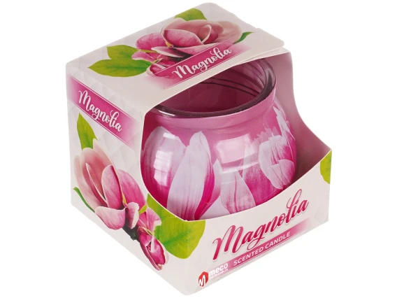 Lumanare parfumata in pahar cu aroma de magnolie