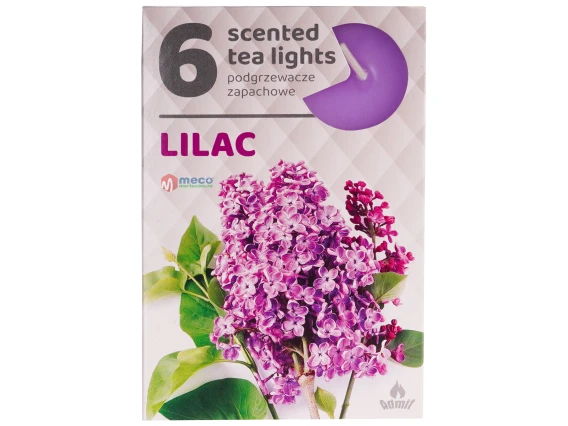 Lumanari pastila Liliac 6buc