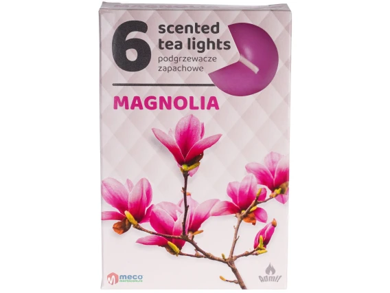 Lumanari pastila Magnolia 6buc