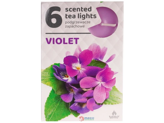 Lumanari pastila Violet 6buc