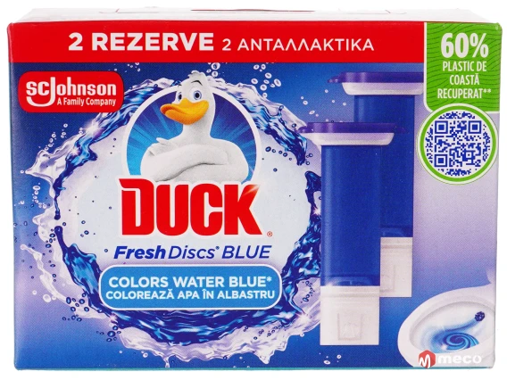 Rezerve odorizant WC Duck Fresh Discs (Blue)