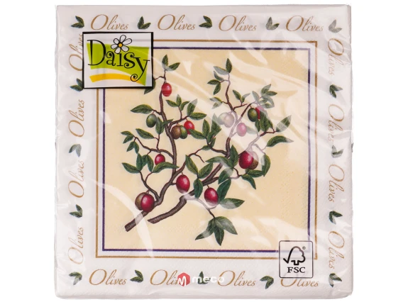Servetele decorative Daisy cu 20 de bucati, 33 x 33 cm