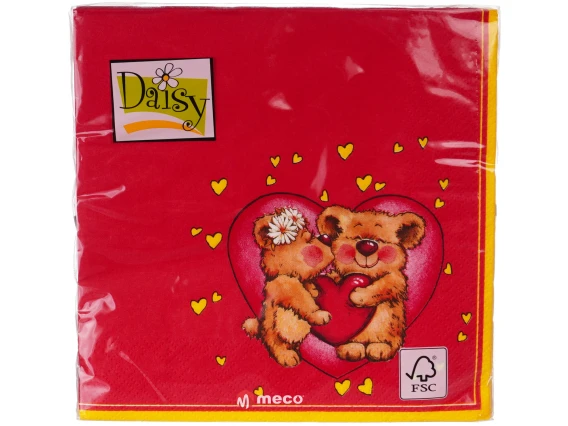 Servetele decorative Daisy cu 20 de bucati, 33 x 33 cm