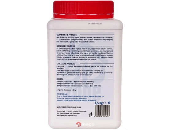 Activator biologic pentru fose septice Biozone 1.5kg