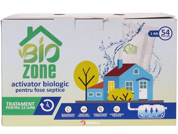 Activator biologic pentru fose septice Biozone 54 plicuri