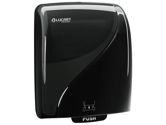 Dispenser rola prosop autocut Lucart Identity negru 892992