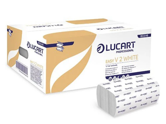 Prosoape pliate in V Lucart Professional 863048