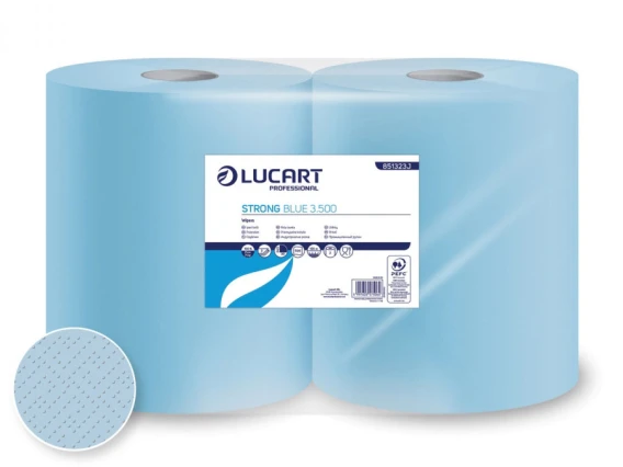Prosop industrial Lucart Strong Blue 2 buc/set 851323
