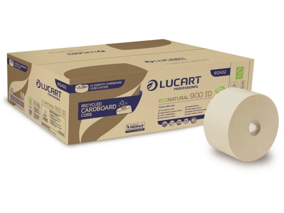 Hartie igienica jumbo EcoNatural Lucart Identity 2 straturi 812432