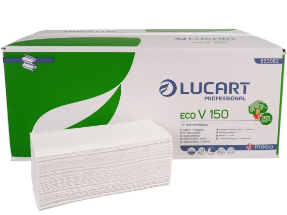 Prosop pliat in V Lucart 23 x 25 cm 863062