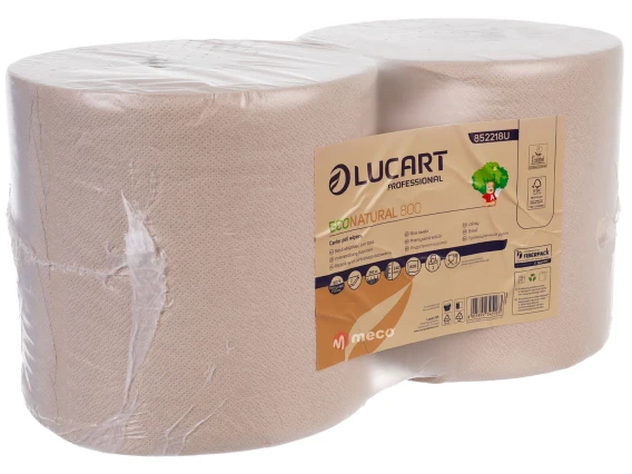 Rola prosop Lucart EcoNatural 200 metri 25cm 2 buc/set 852218