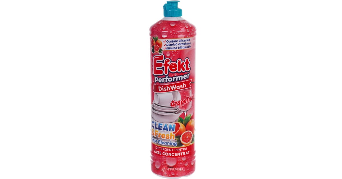 Detergent vase super degresant Efekt 1litru - Mertecom