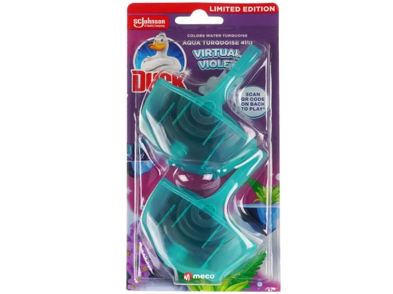 Odorizant WC Duck Aqua 2x36g Turquoise 4in1 Virtual