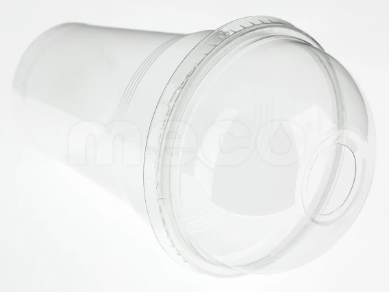 Pahar fresh transparent cu capac deschis 400ml 50 bucati