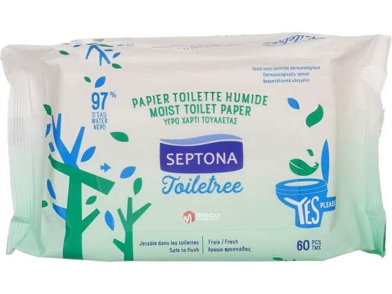 Hartie igienica umeda Septona 60 bucati
