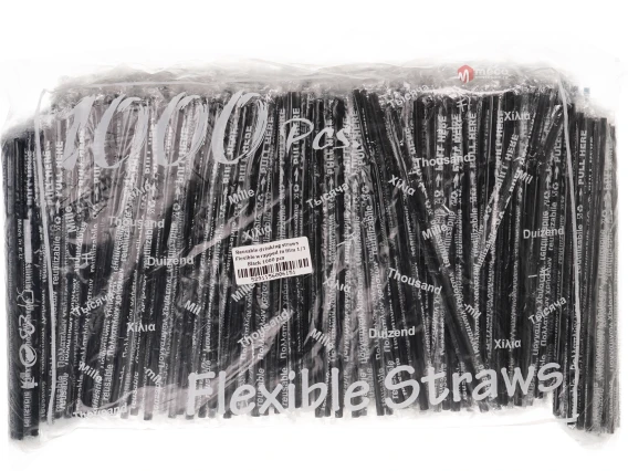 Paie flexibile negre ambalate individual 1000bucati