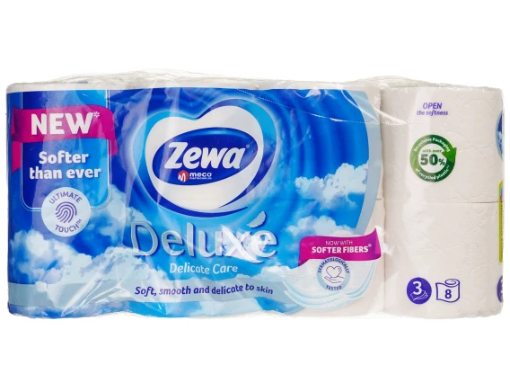 Hartie igienica Zewa parfumata 8role 3straturi (Delicate Care)
