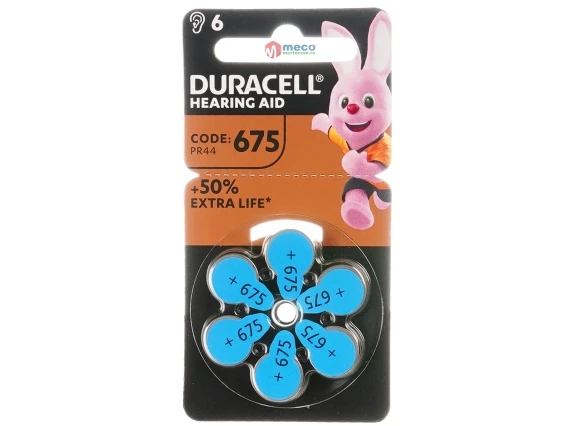 Baterii aparat auditiv Duracell 675 6bucati