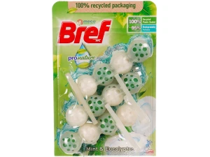 Odorizant WC Bref WC Power Aktiv 3buc (Menta si Eucalipt)
