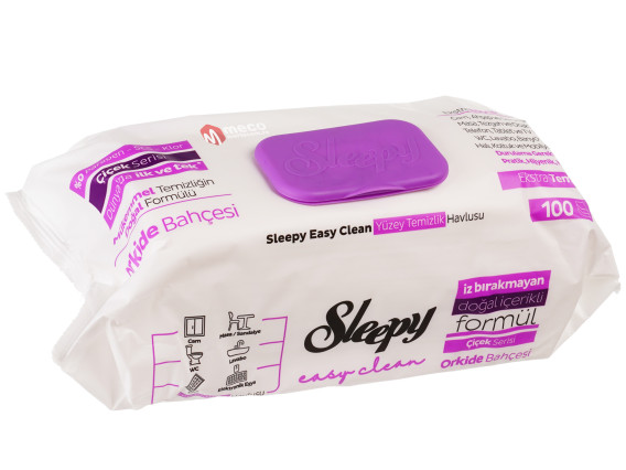 Servetele umede multisuprafete Sleepy Orchid  100 buc