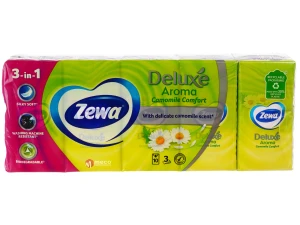 Batiste de hartie Zewa 3straturi tipla 10buc/set (Musetel)