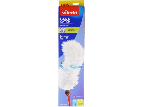 Vileda Flex & Catch kit pamatuf cu maner lung + 1 rezerva