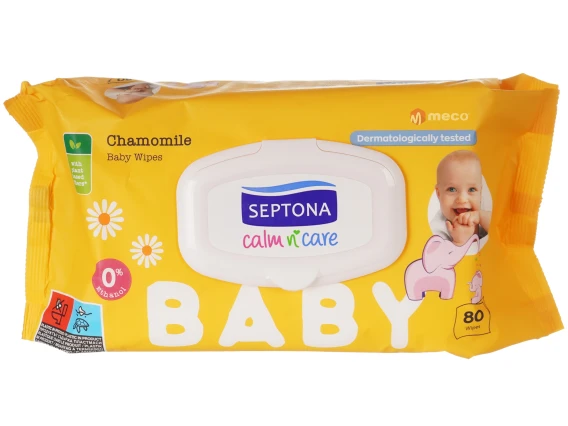 Servetele umede Septona baby musetel 80 bucati