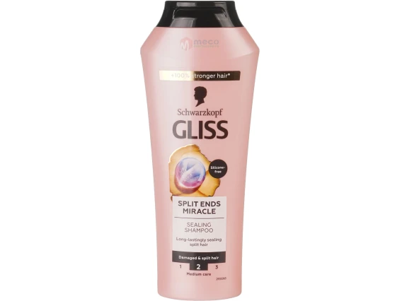 Sampon pentru par deteriorat Schwarzkopf Gliss Split Ends Miracle 250ml