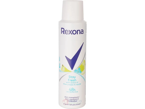Deodorant spray Rexona 150ml (Blue Poppy & Apple)
