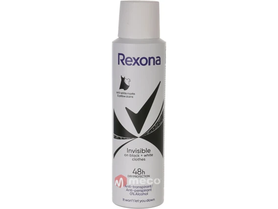 Deodorant spray Rexona 150ml (Invisible Black&White)