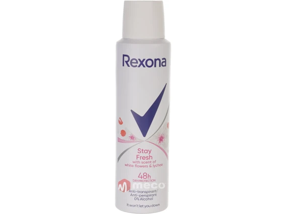 Deodorant spray Rexona 150ml (Flowers & Lychee)