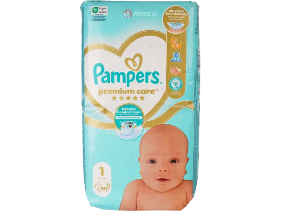 Pampers Premium Care numarul 1 50 bucati