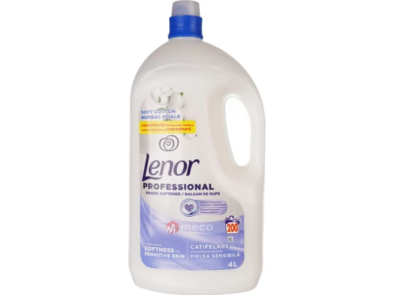 Balsam de rufe Lenor 4 litri Bumbac Moale