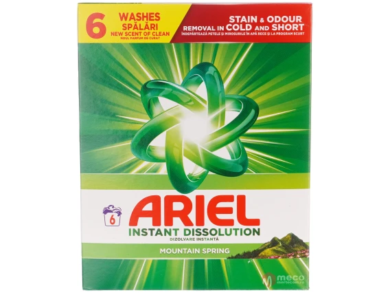 Detergent rufe automat Ariel 390gr Mountain Spring 