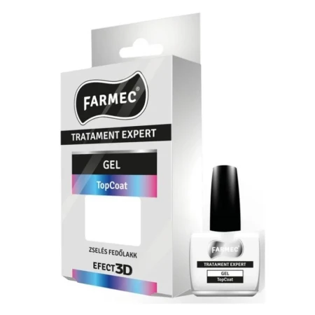 Tratament gel Top Coat Farmec 11ml