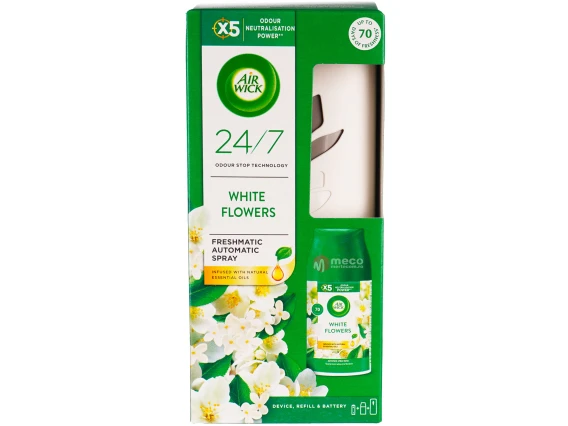 Dispenser odorizant si rezerva AirWick White Flower