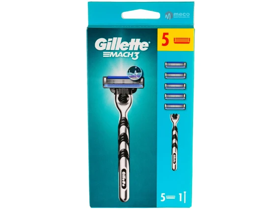 Aparat de ras Gillet Mach3 plus 4 rezerve