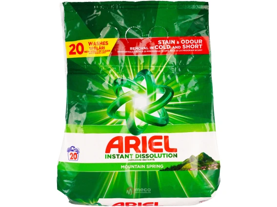 Detergent de rufe automat Ariel 1.3kg (Mountain Spring)