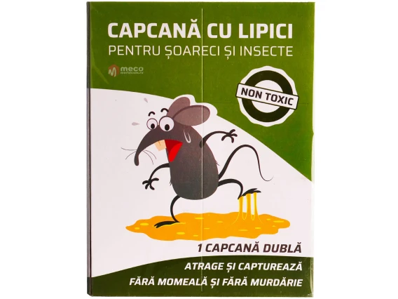 Capcană cu lipici pentru șoareci și insecte