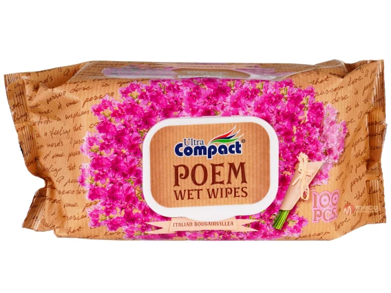 Servetele umede Ultra Compact Poem Italian Bougairvillea 100buc