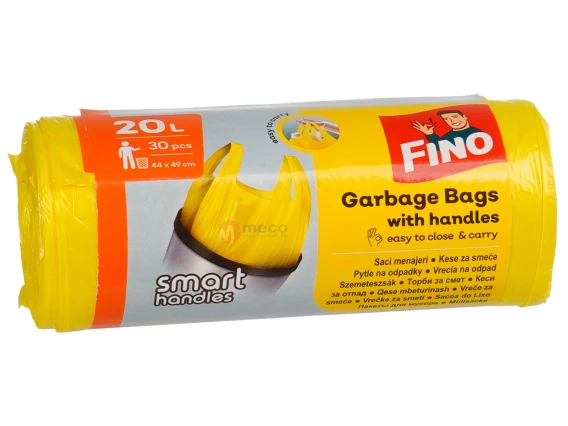 Saci menajeri Fino cu maner 20 litri 30 bucati (30 bucăți)