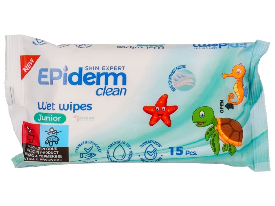Servetele umede Epiderm Junior 15 bucati