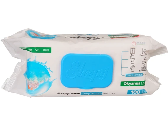 Servetele umede multisuprafete Sleepy Ocean 100 buc