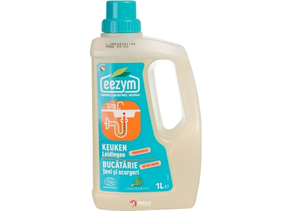 Deblocant enzimatic pentru tevile din bucatarie Eezym 1L