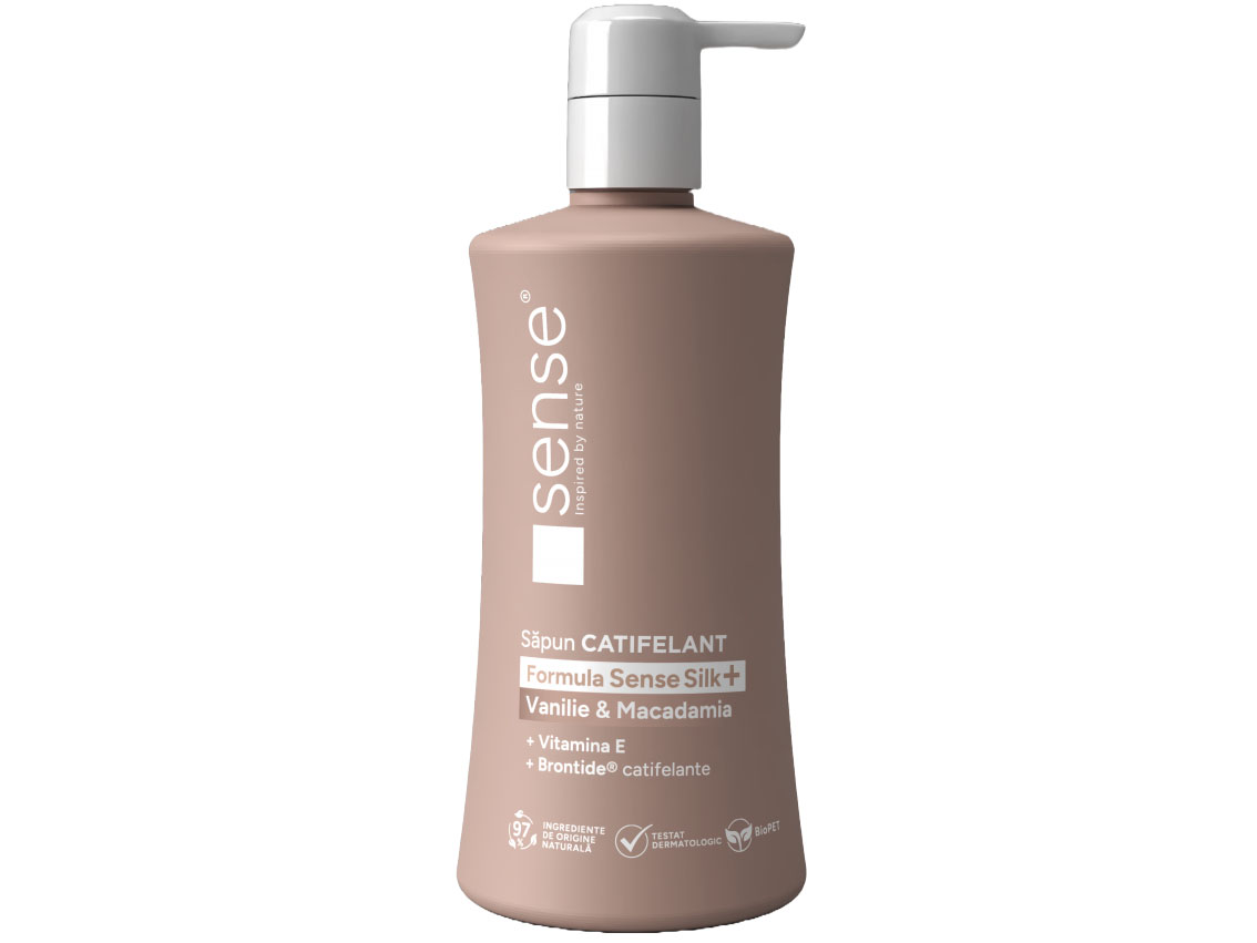 Sapun lichid gel Sense 330ml Vanilie & Macadamia