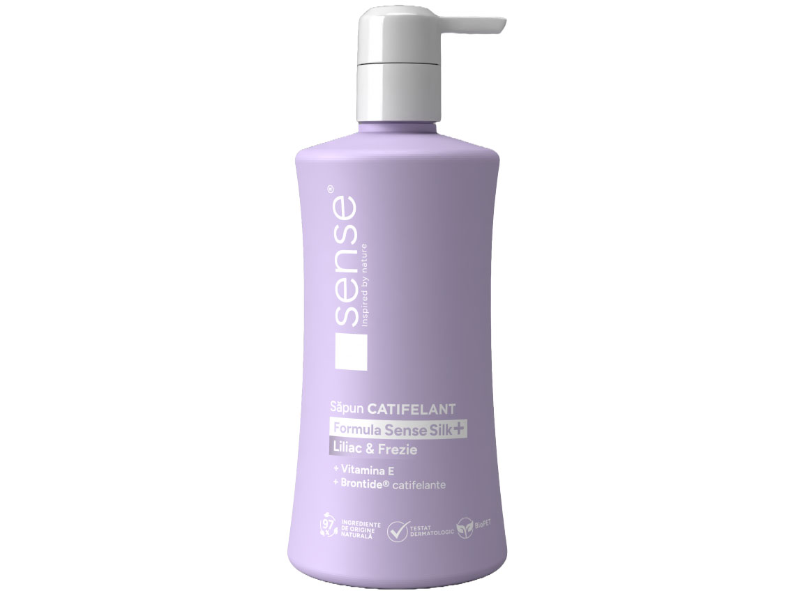 Sapun lichid gel Sense 330ml Liliac & Frezie