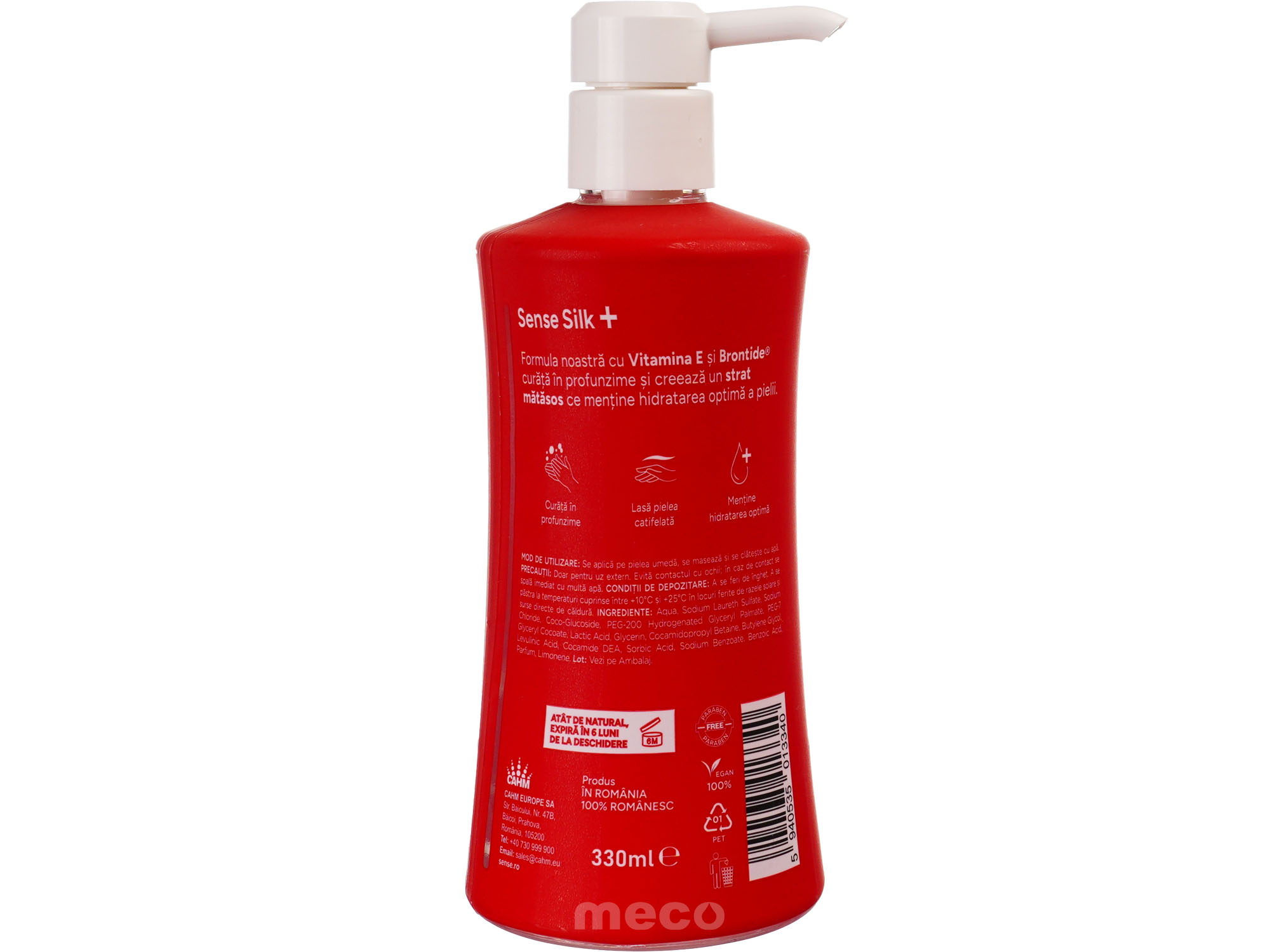 Sapun lichid gel Sense 330ml Protector cu acid Lactic - imagine 2 din 3