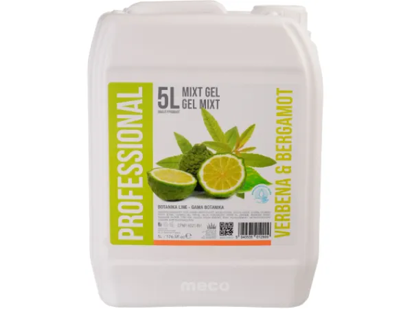 Sampon si gel de dus Botanika 5 litri Verbena si Bergamota