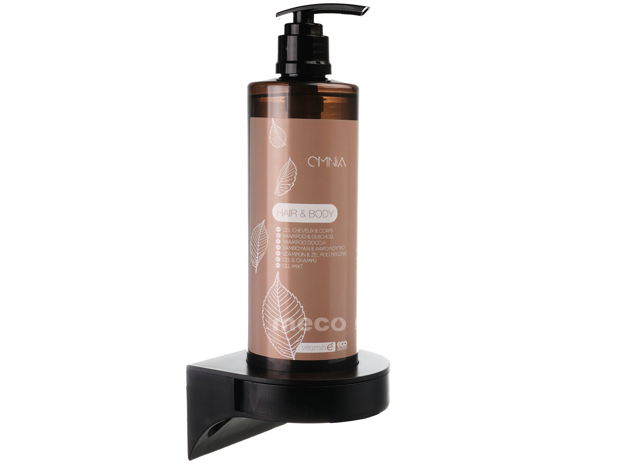 Dispenser sampon si gel de dus Omnia 400ml - imagine 2 din 2