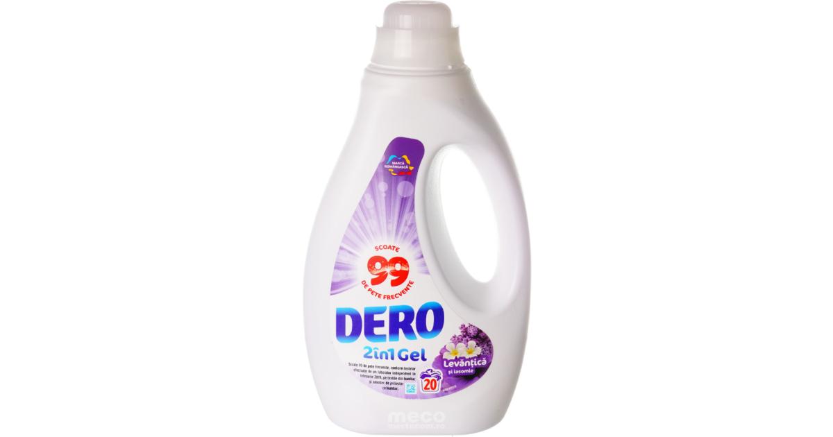 Detergent lichid rufe Dero 1 litru Levantica si Iasomie - Mertecom